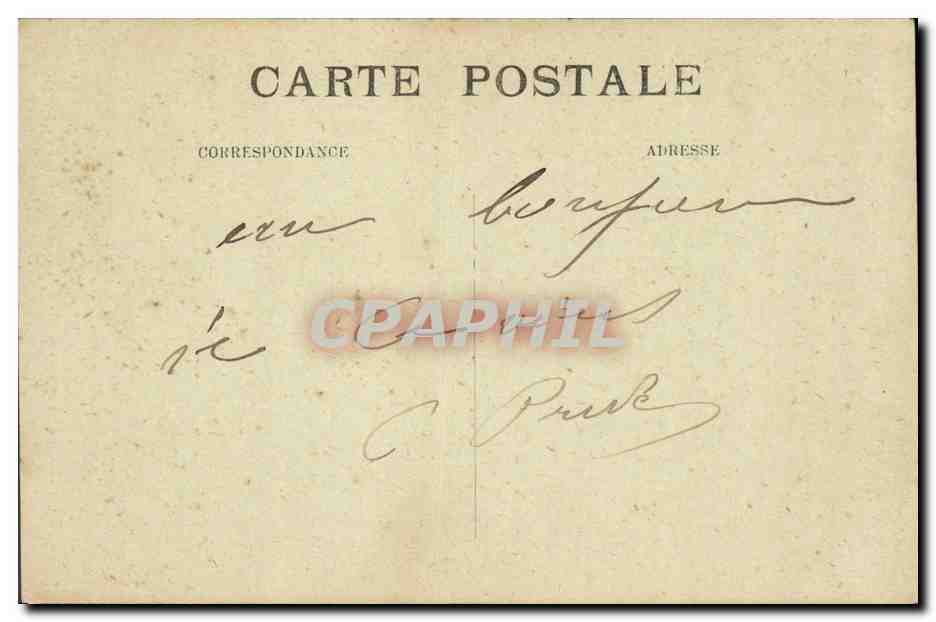 CPA Folklore La Bresse — Verso