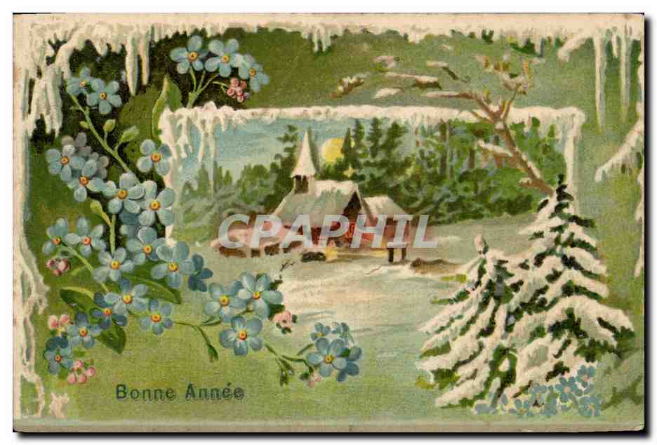 CPA Fantaisie Bonne annee 