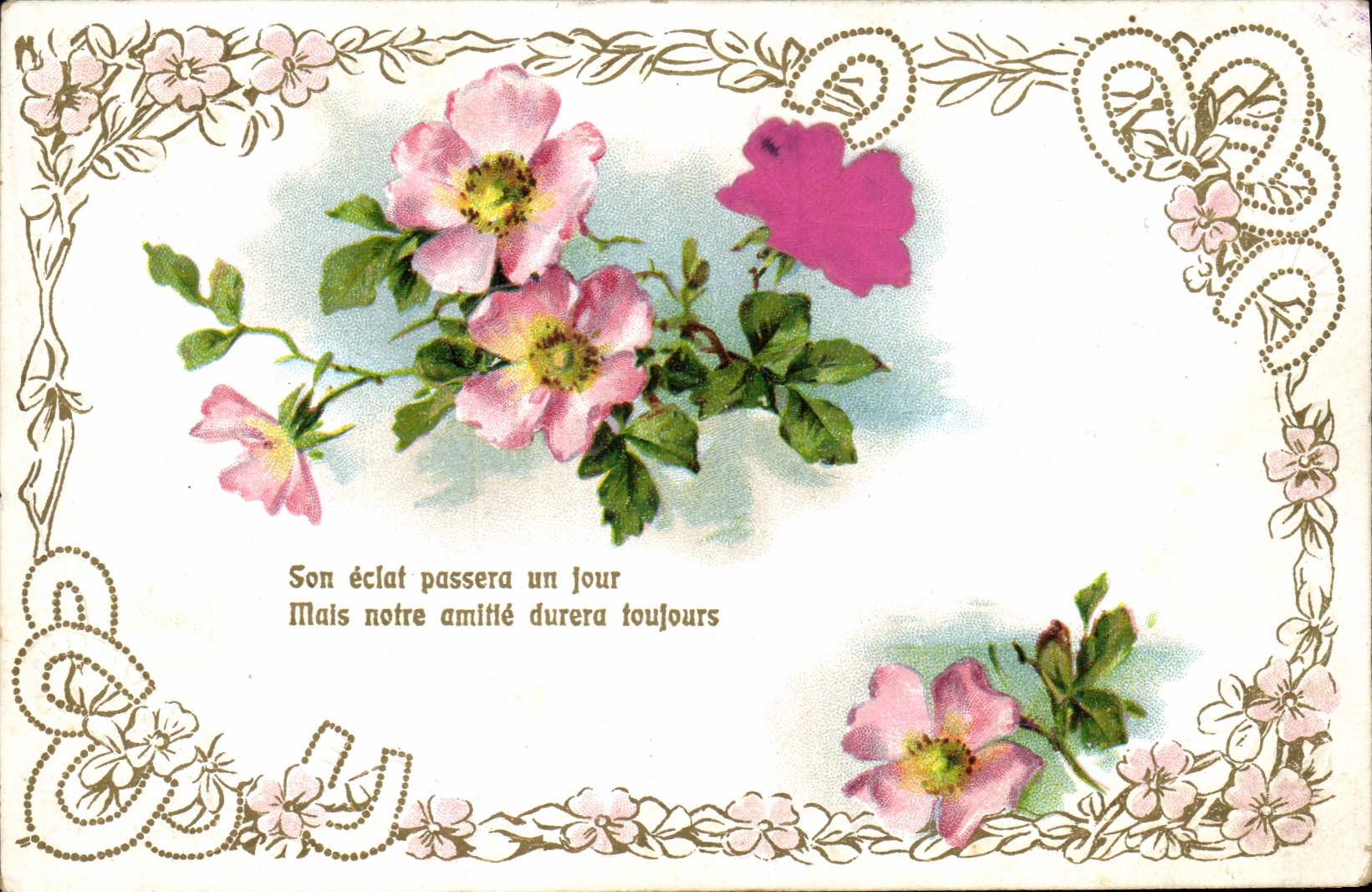 CPA Fantaisie Fleurs 