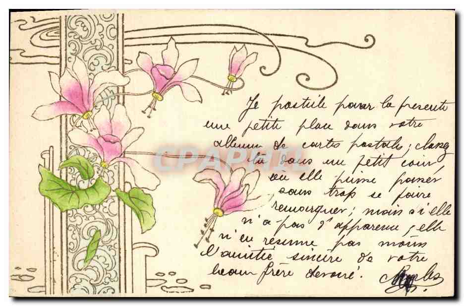 CPA Fantaisie Fleurs 