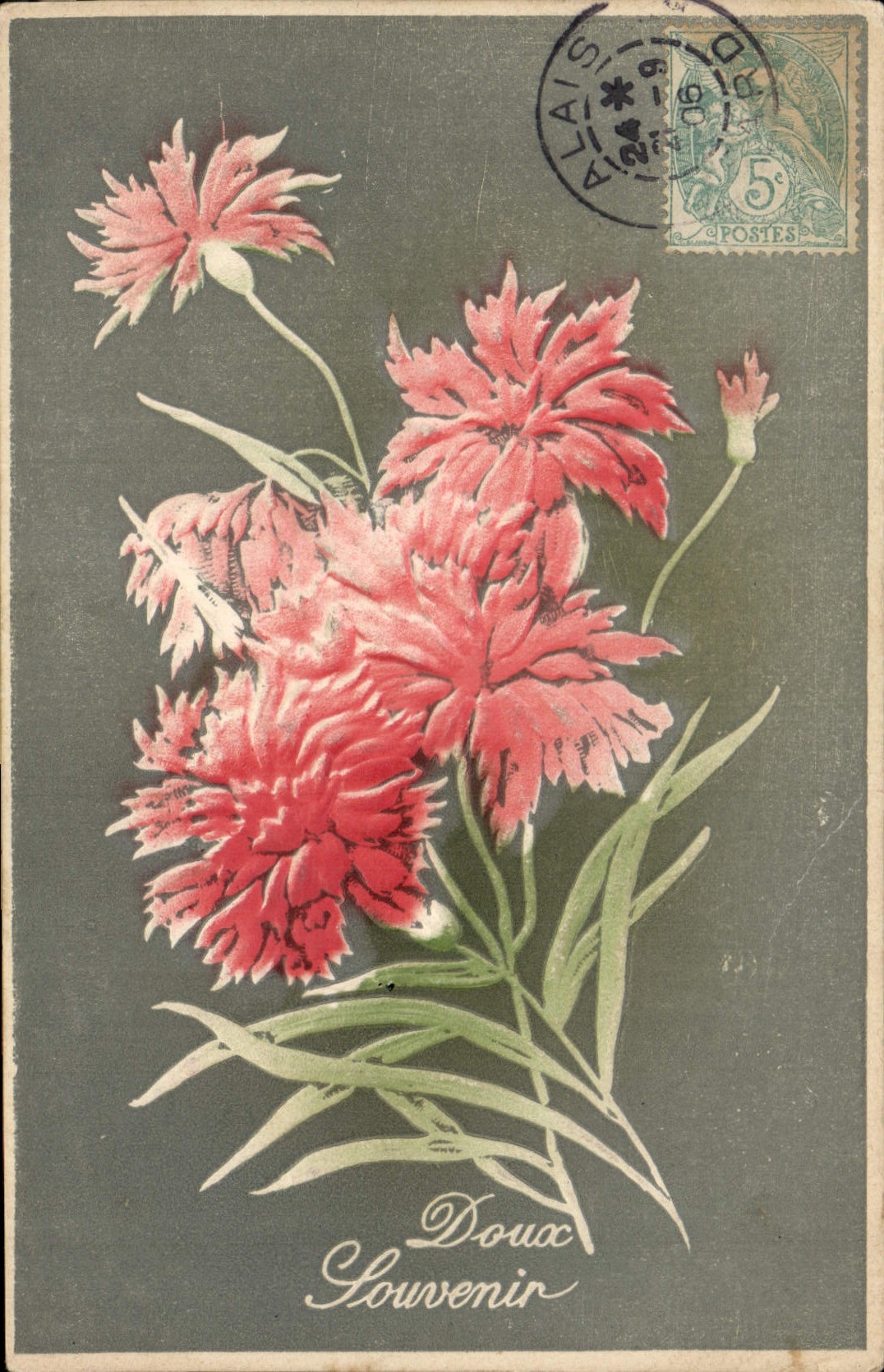 CPA Fantaisie Fleurs 