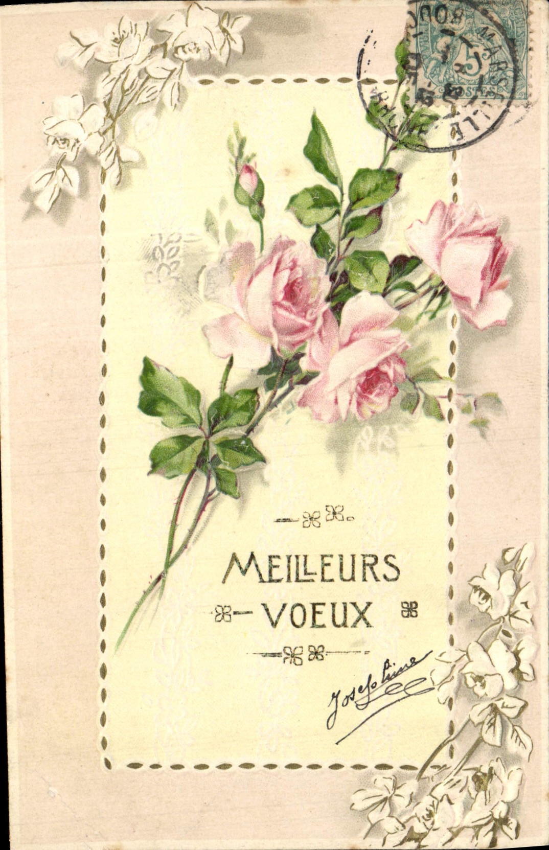 CPA Fantaisie Fleurs 