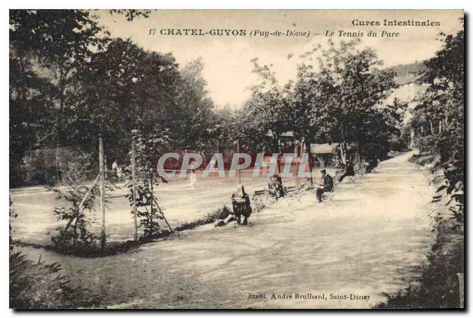 Châtel-Guyon (Puy-de-Dôme) — Le Tennis du Parc — Établ. André Brullhard, Saint-Dizier