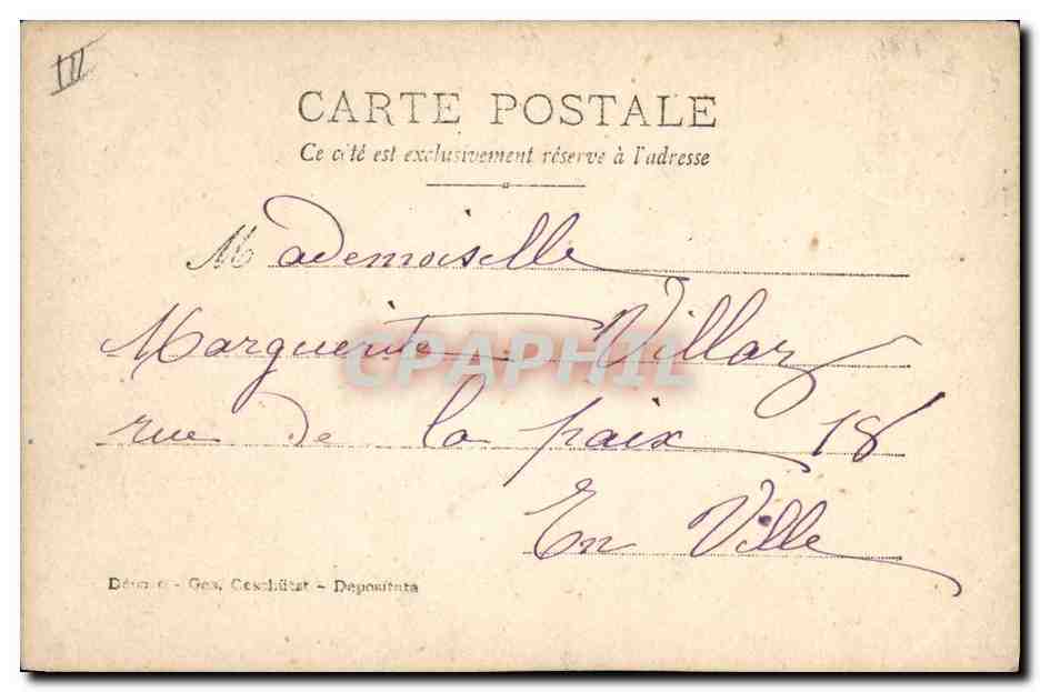 Jeux de raquette — Couple en tenue d'époque — A&S, n°253 — Reverso