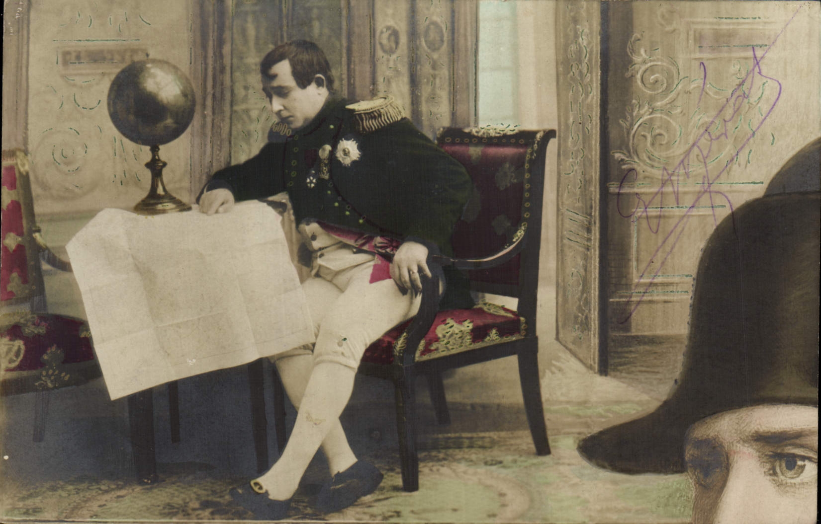 CPA Puzzle Napoleon 1er 