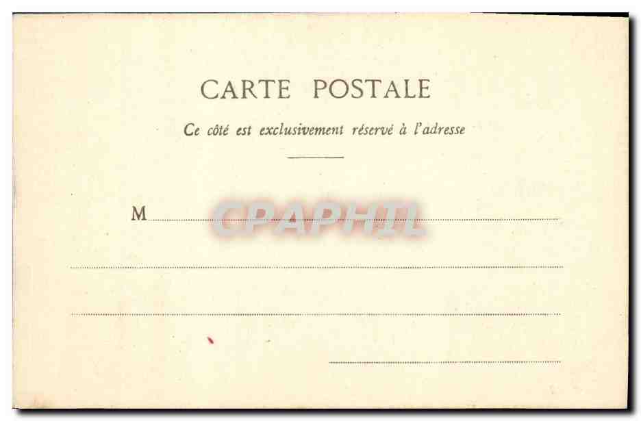 CPA Puzzle Cathedrale Chartres  — Rückseite