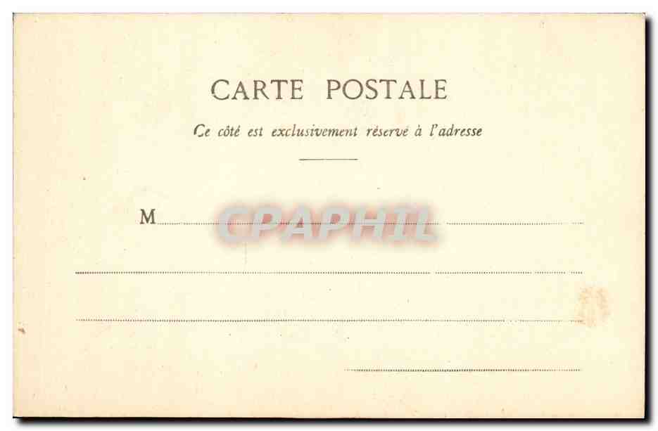 CPA Puzzle Cathedrale Chartres  — Rückseite