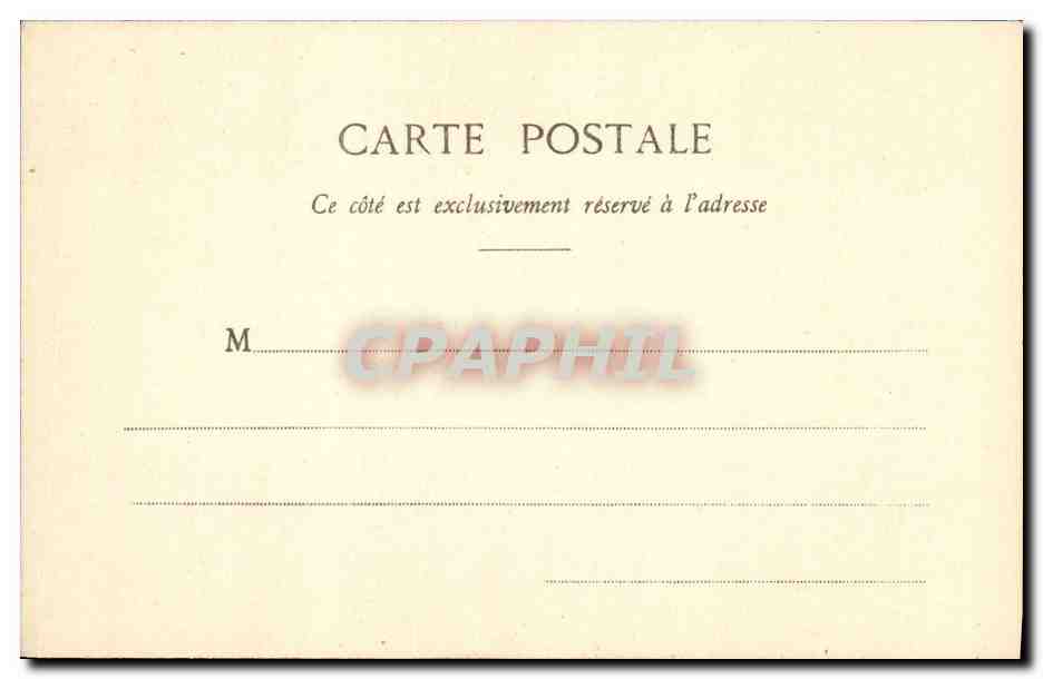 CPA Puzzle Cathedrale Chartres  — Rückseite