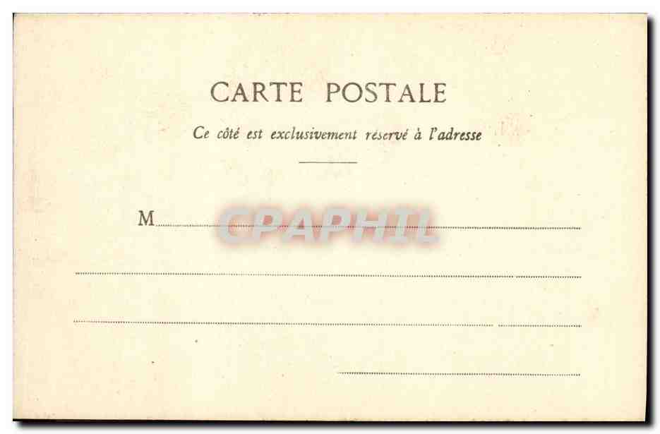 CPA Puzzle Cathedrale Chartres  — Rückseite
