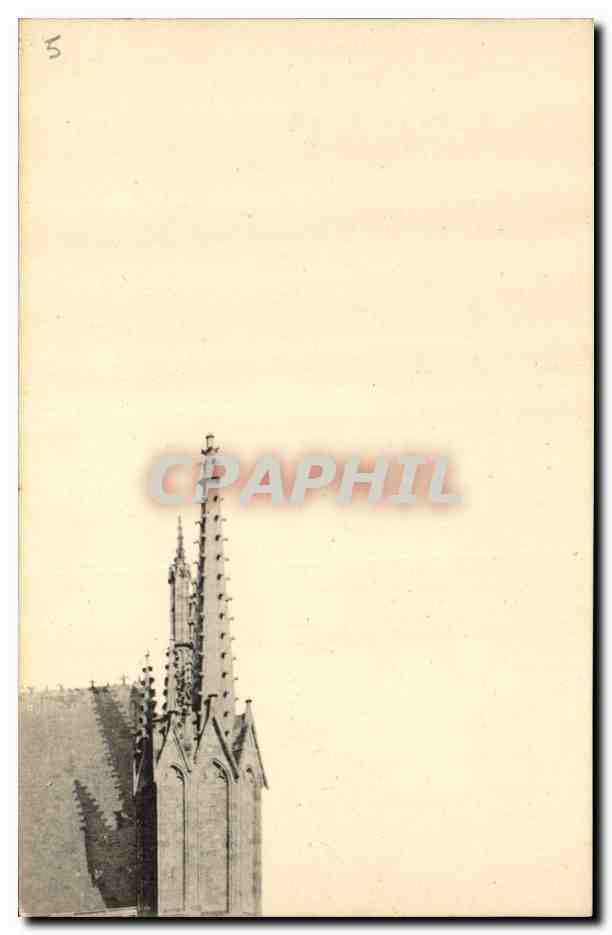 CPA Puzzle Cathedrale Chartres 