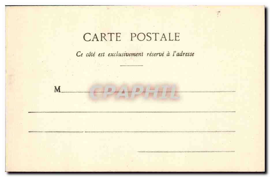 CPA Puzzle Cathedrale Chartres  — Verso
