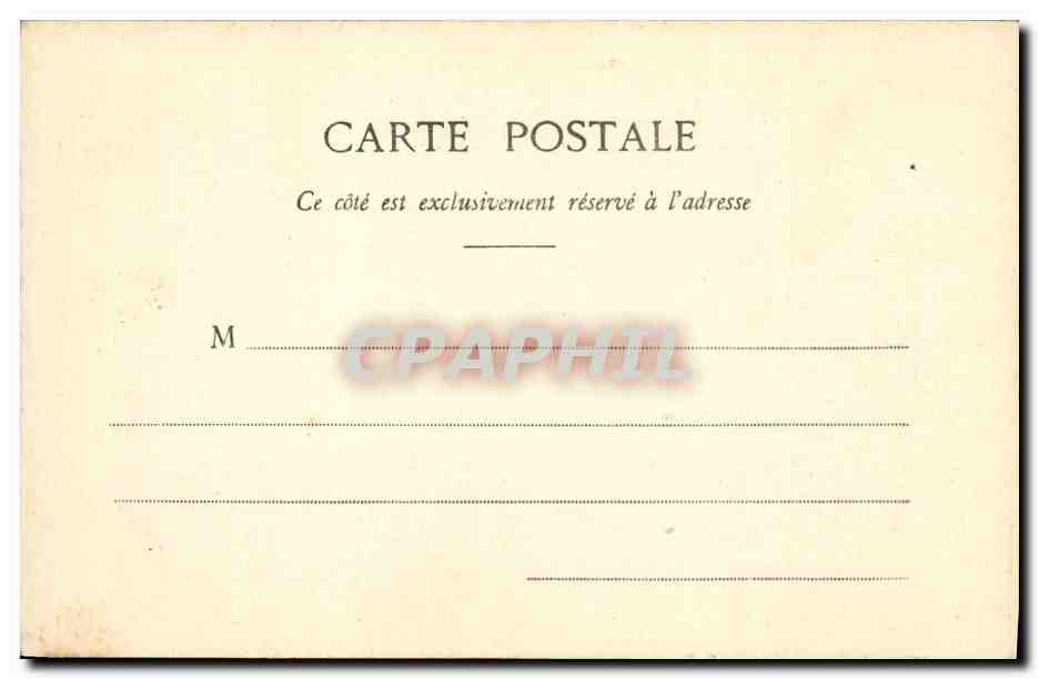 CPA Puzzle Cathedrale Chartres  — Rückseite