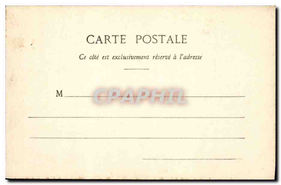 CPA Puzzle Cathedrale Chartres  — Rückseite