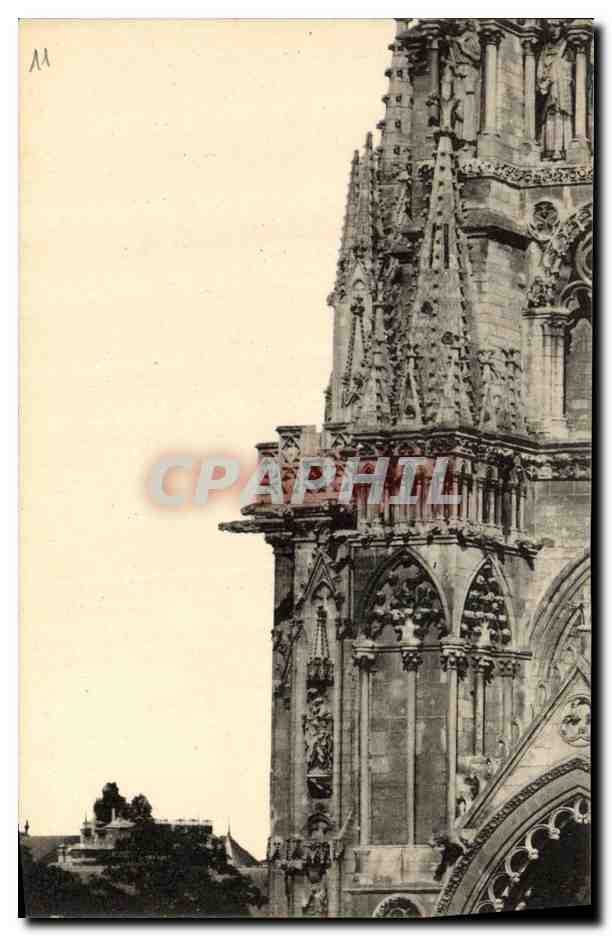 CPA Puzzle Cathedrale Chartres 