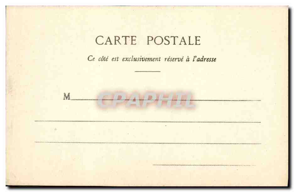 CPA Puzzle Cathedrale Chartres  — Verso