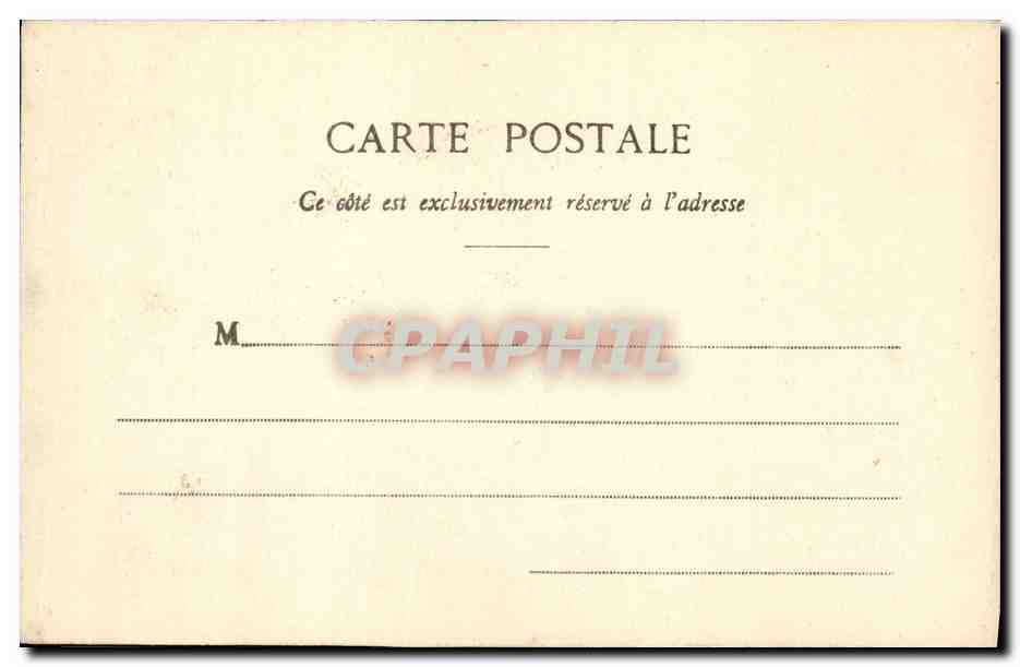 CPA Puzzle Cathedrale Chartres  — Verso