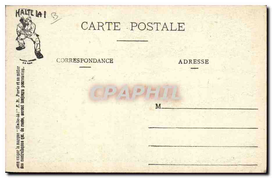 CPA Puzzle Militaria Les mecanos Avion Aviation  — Rückseite