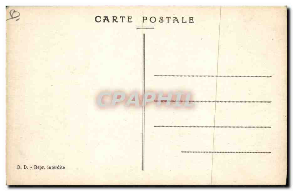 CPA Puzzle Militaria Dans la chambree  — Rückseite