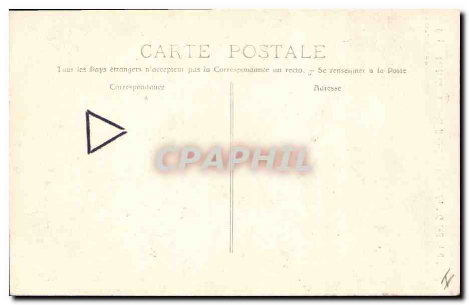 CPA Arbre Foret de la Sainte Baume Chemin du Grand Prad  — Rückseite
