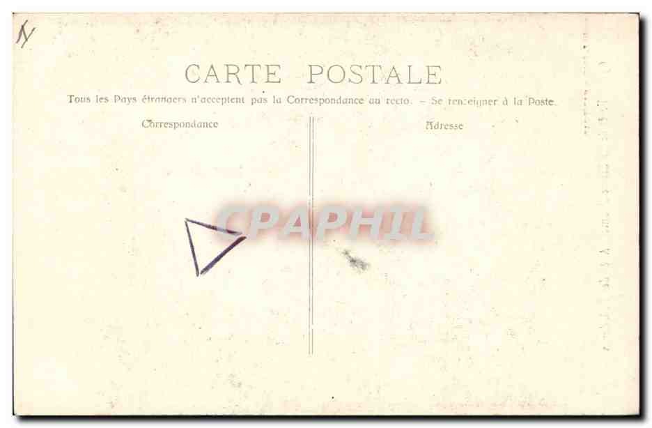 CPA Arbre Foret de la Sainte Baume Alles des Belladones  — Rückseite