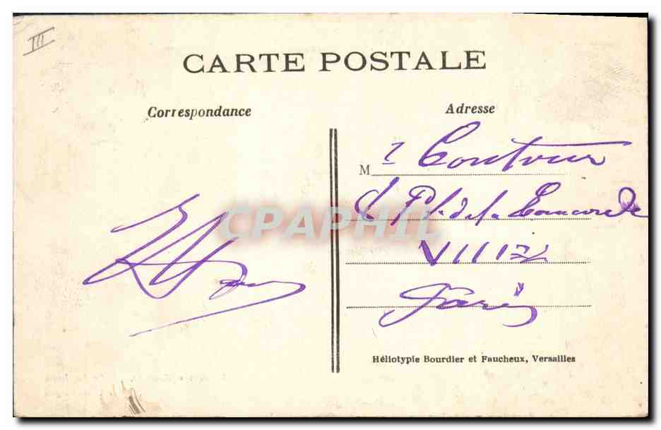 CPA Arbre Villennes Le Sophora  — Verso