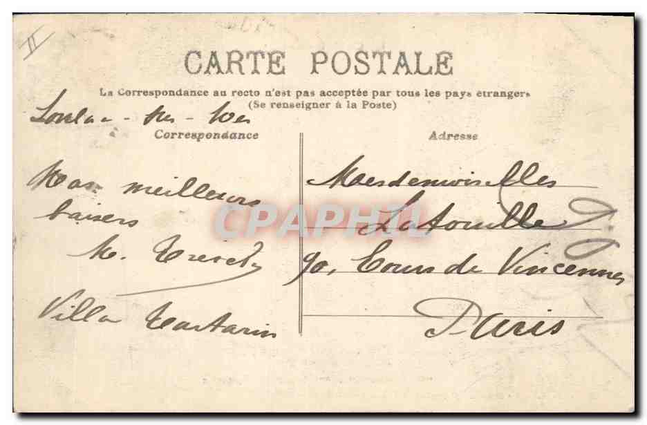 CPA Arbre Soulac sur Mer Sous bois Pins tordus  — Rückseite