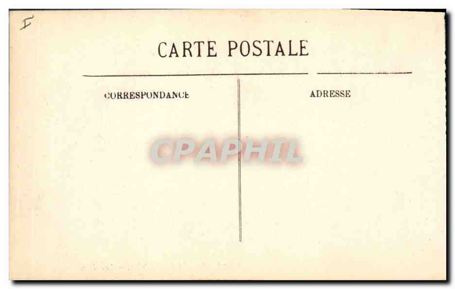 CPA Arbre Foret de Lente Sous bois La route forestiere  — Verso