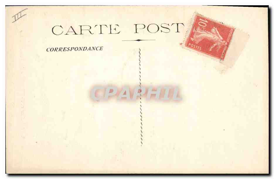 CPA Arbre La Sainte Baume Le vieux chene  — Verso