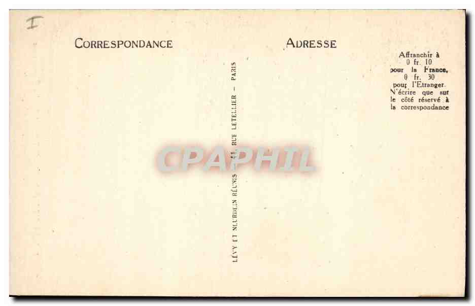 CPA Arbre Ile Sainte Marguerite Allee des Eucalyptus  — Verso