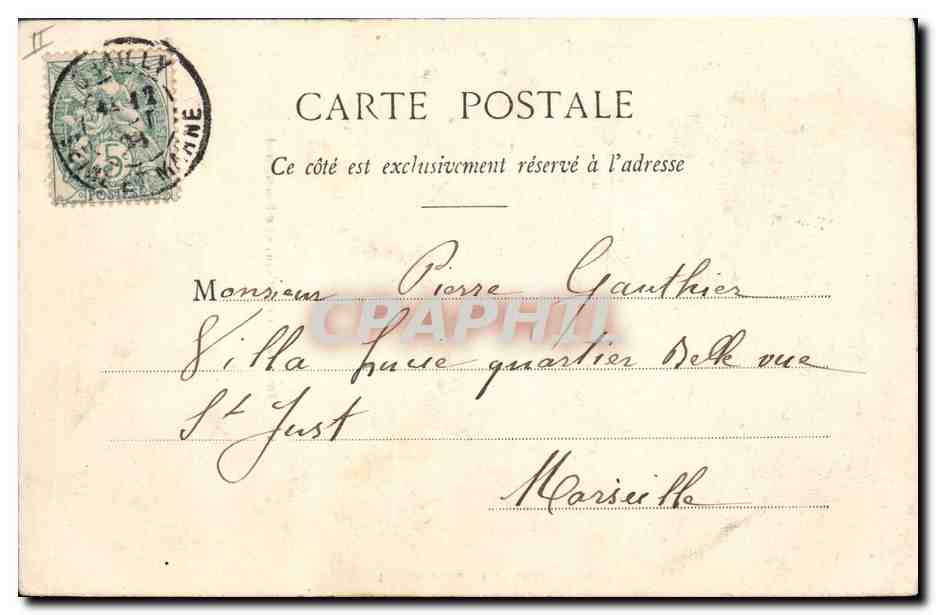CPA Arbre Foret de Fontainebleau Le Pharamond  — Rückseite
