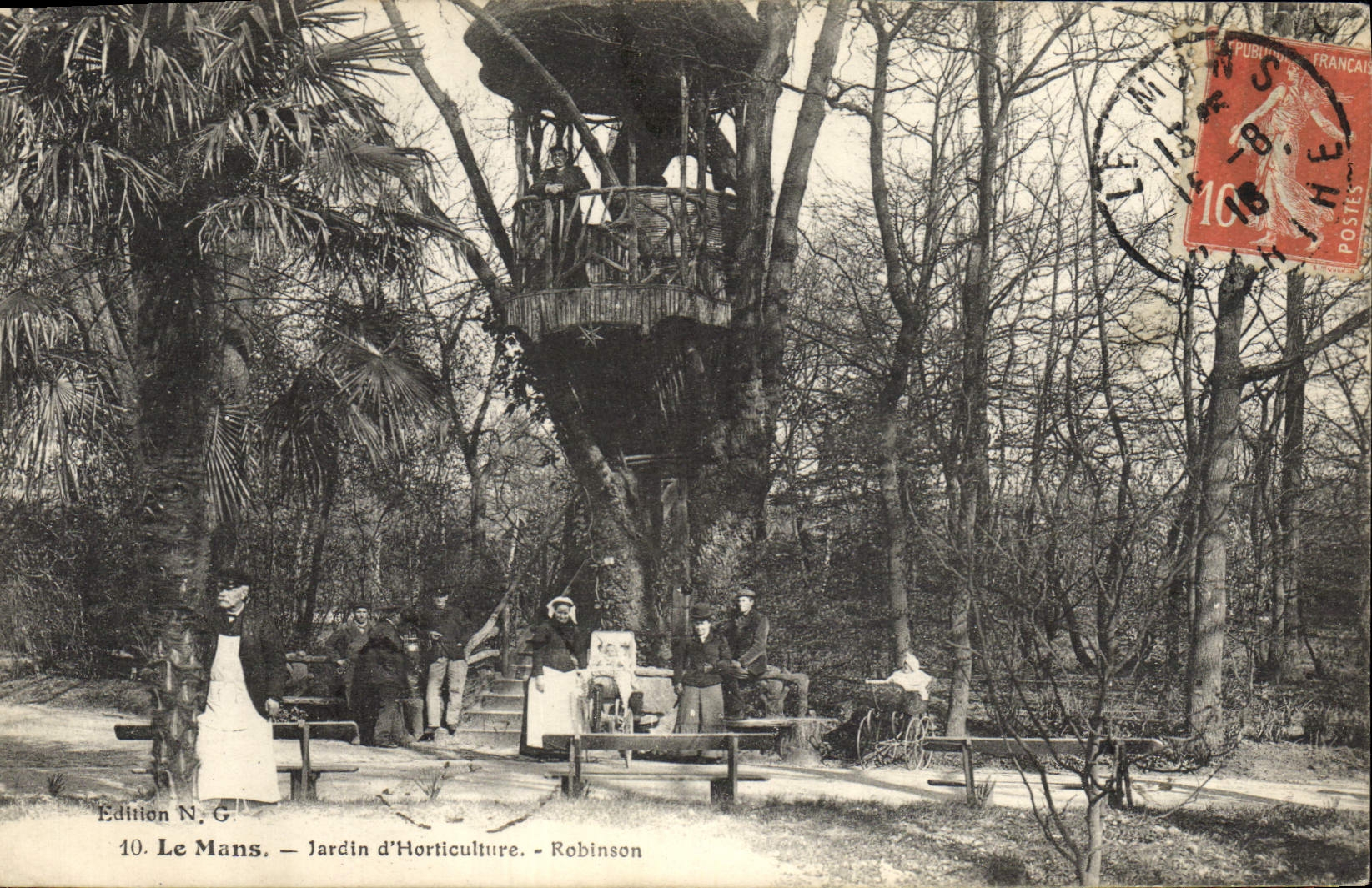 Le Mans — Jardin d'Horticulture — Robinson — Édition N.G. n°10