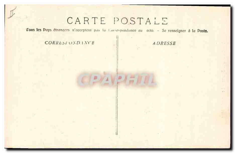 CPA Arbre La Sainte Baume Le grand chene  — Rückseite