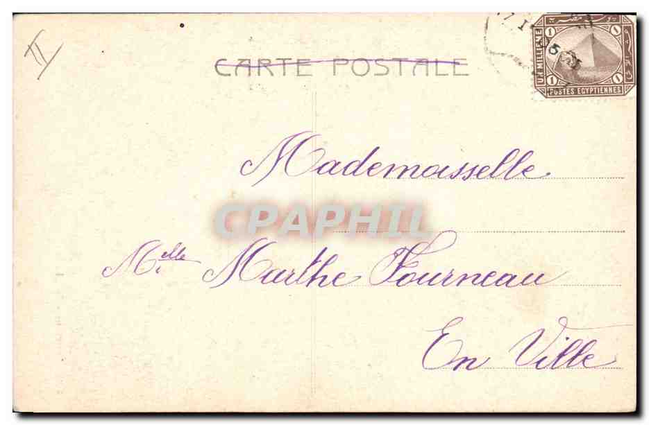 CPA Fantaisie Femme Lettres Lettre Z  — Verso