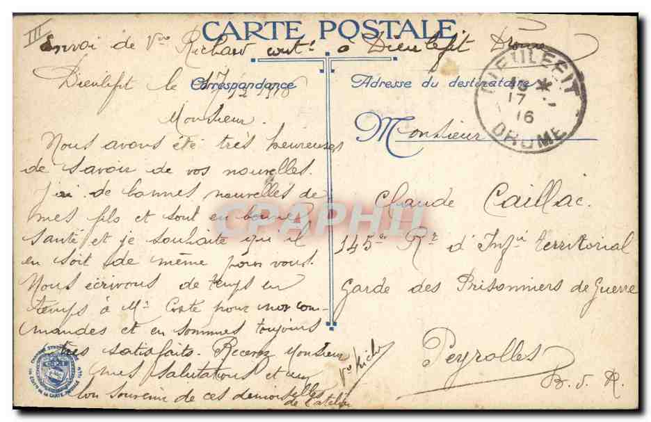 CPA Militaria Les generaux Joffre et French sur le front Automobile — Reverso