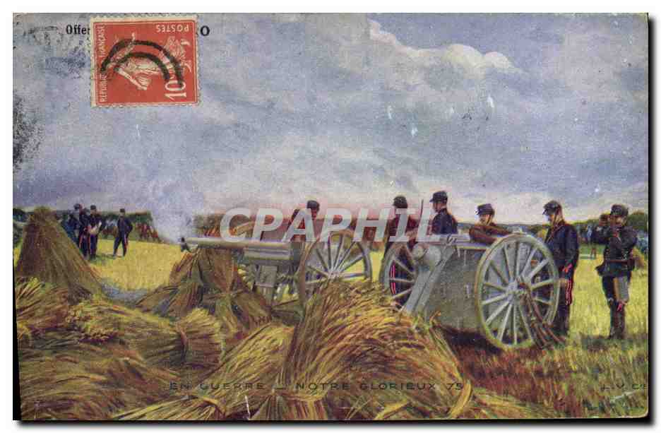 Canon de campagne — En guerre, notre glorieux 75 — Phoscao