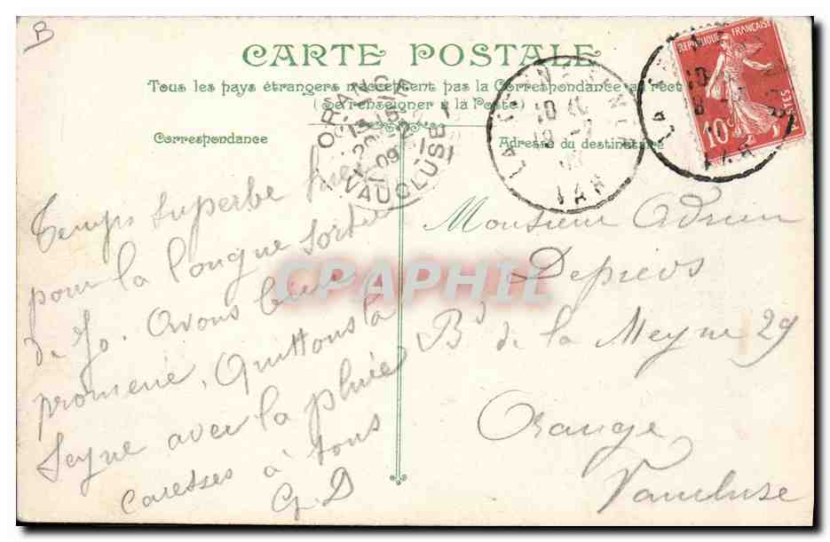 CPA Militaria La vie du marin Signaux a bras — Verso