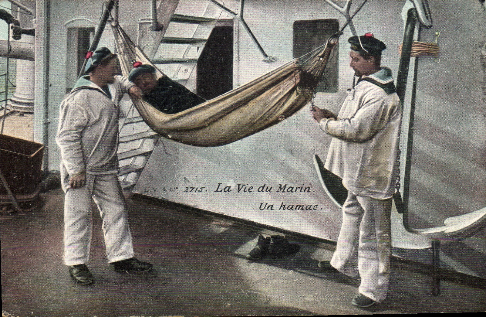 La Vie du Marin — Un hamac — Éditeur L.V. & Cie, n° 2715