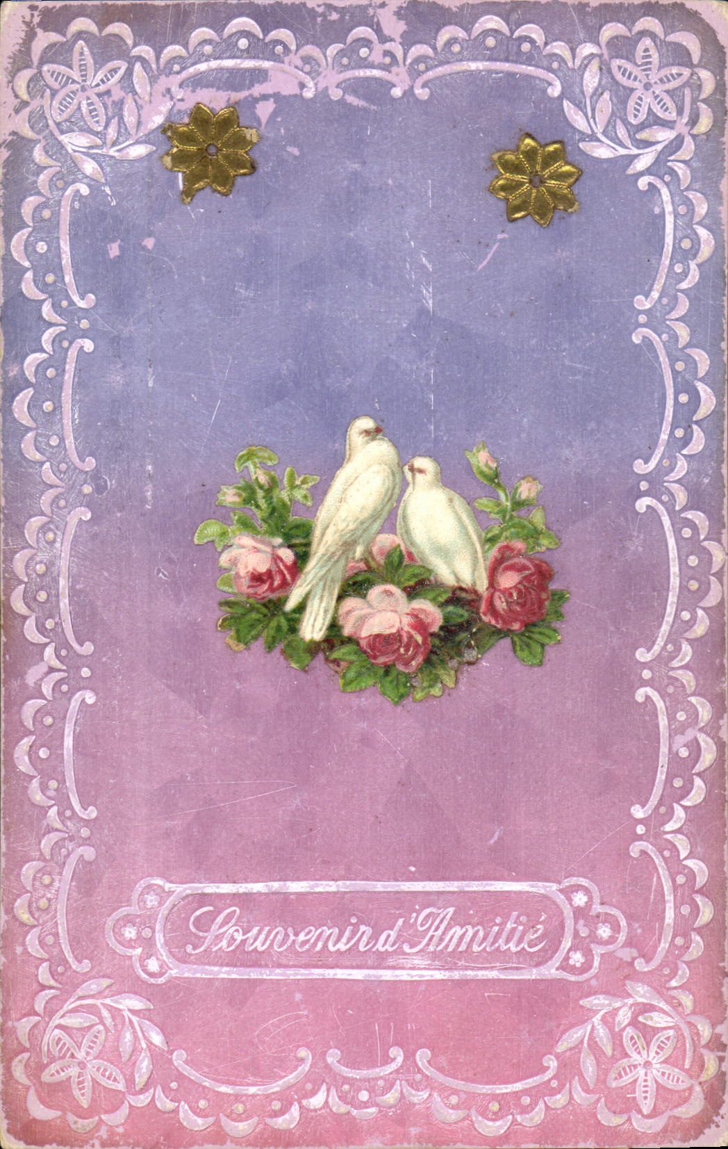 CPA Fantaisie Fleurs Colombes 
