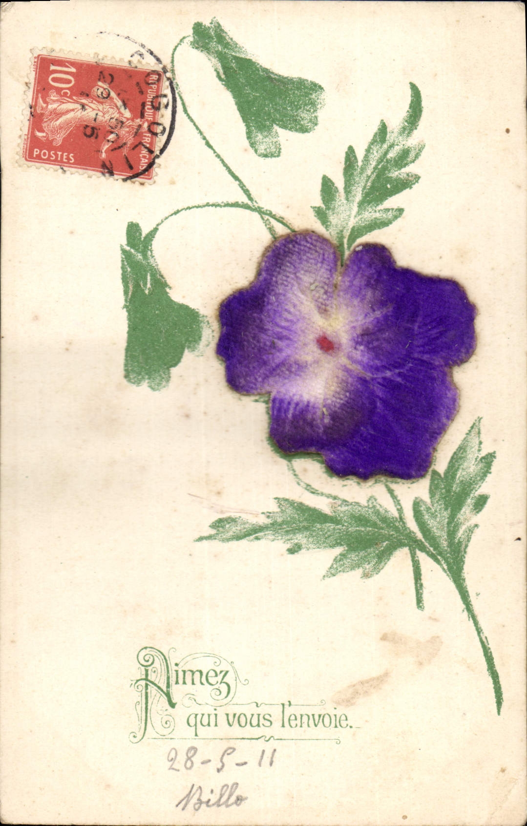 CPA Fantaisie Fleurs 