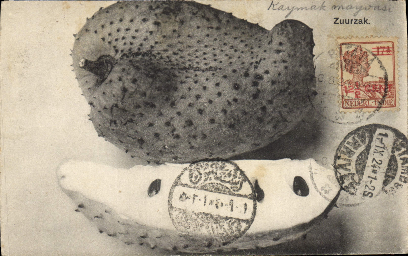 Fruit de soursop — Kaymak Onayvasi — éditeur Uligave G. Kollf & Co., Batavia