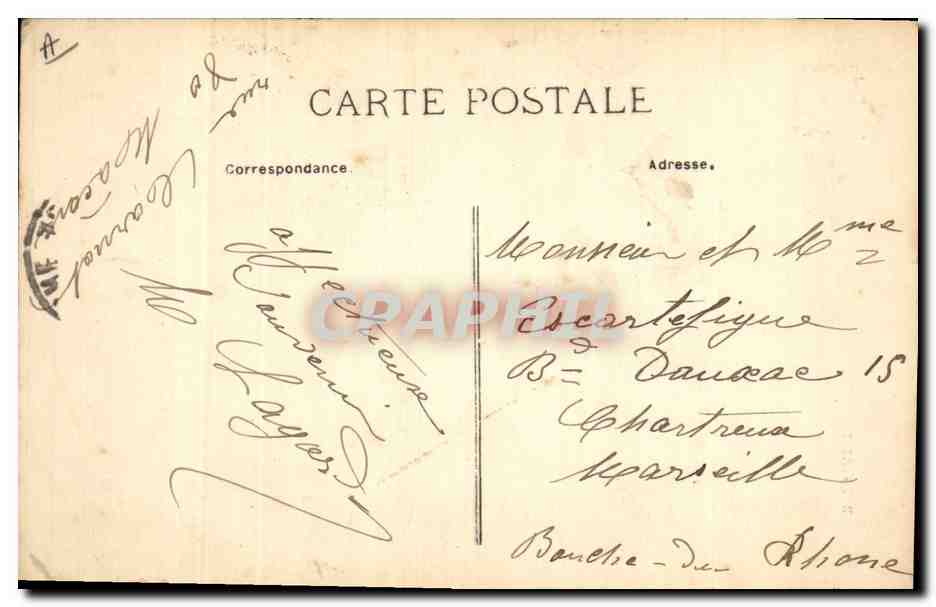 CPA Folklore Bressane  — Verso