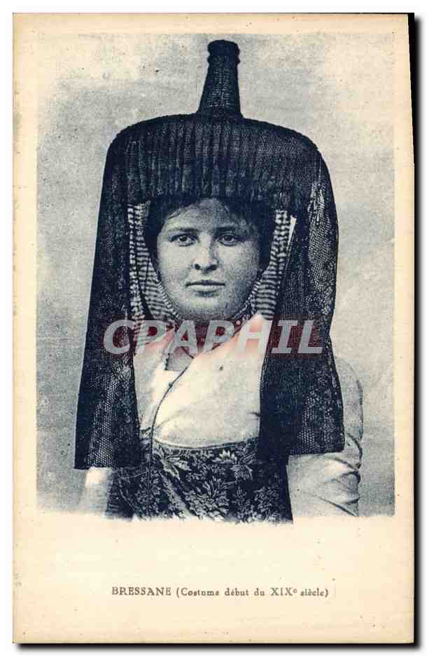 CPA Folklore Bressane 