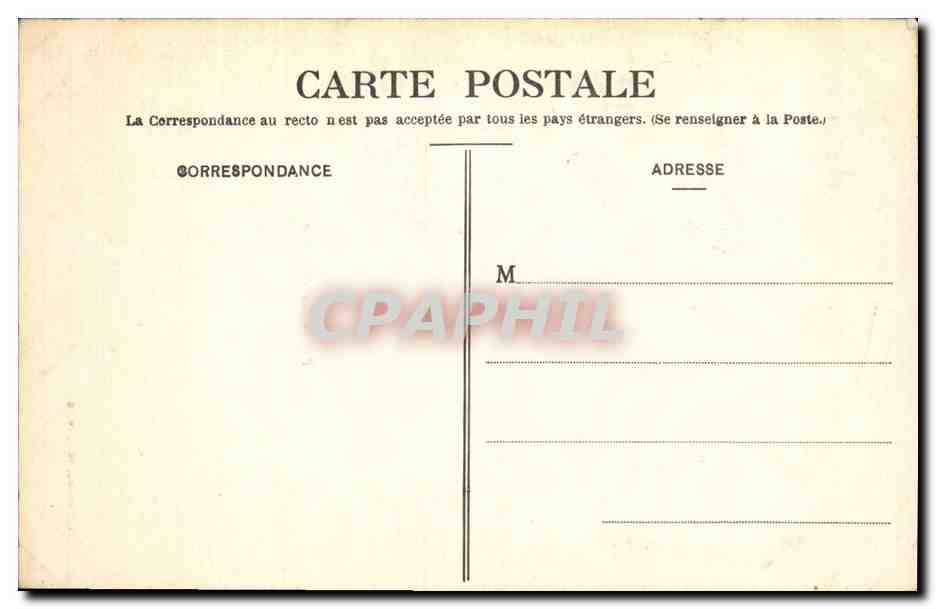 CPA Folklore Bressane ancienne  — Verso