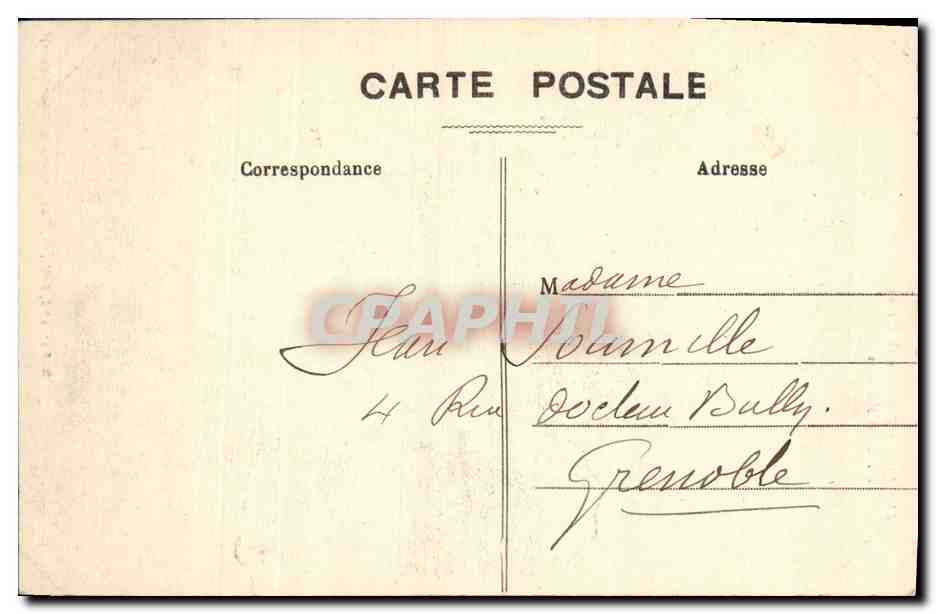 CPA Folklore Anciens costumes de Bresse Invitation a la danse  — Verso