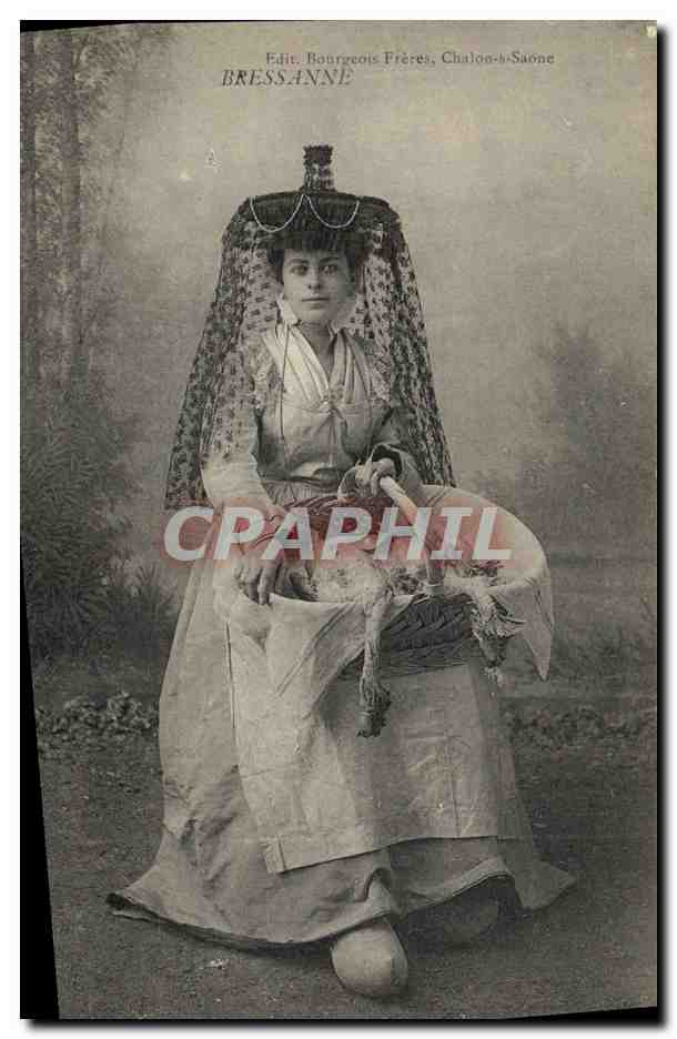 CPA Folklore Bressanne 
