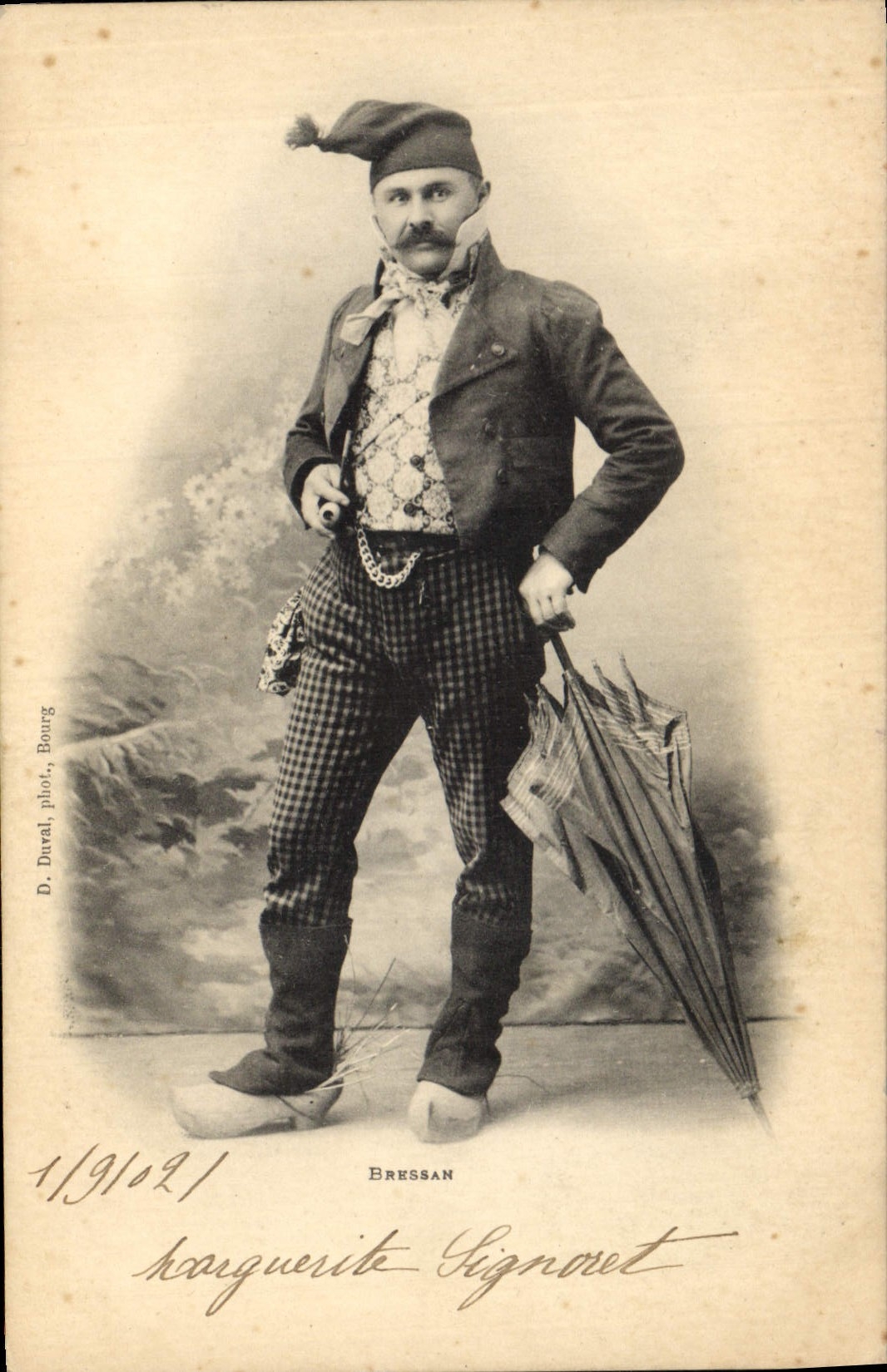 CPA Folklore Bressan 