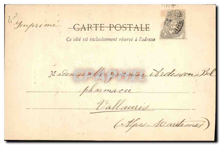 CPA Folklore Bressan  — Verso