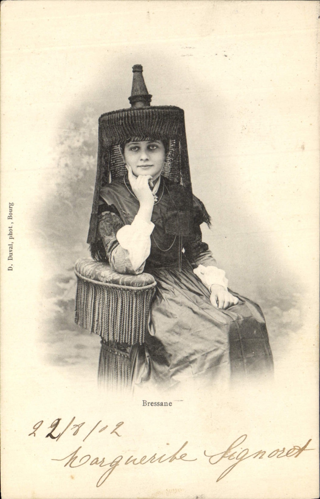 CPA Folklore Bressane 
