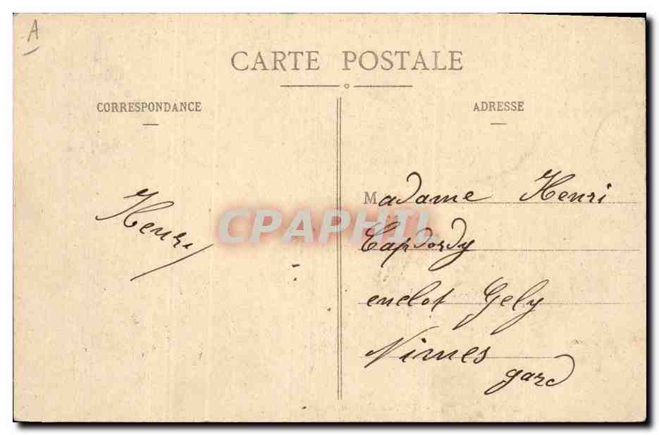 CPA Folklore Bapteme Bressan  — Verso