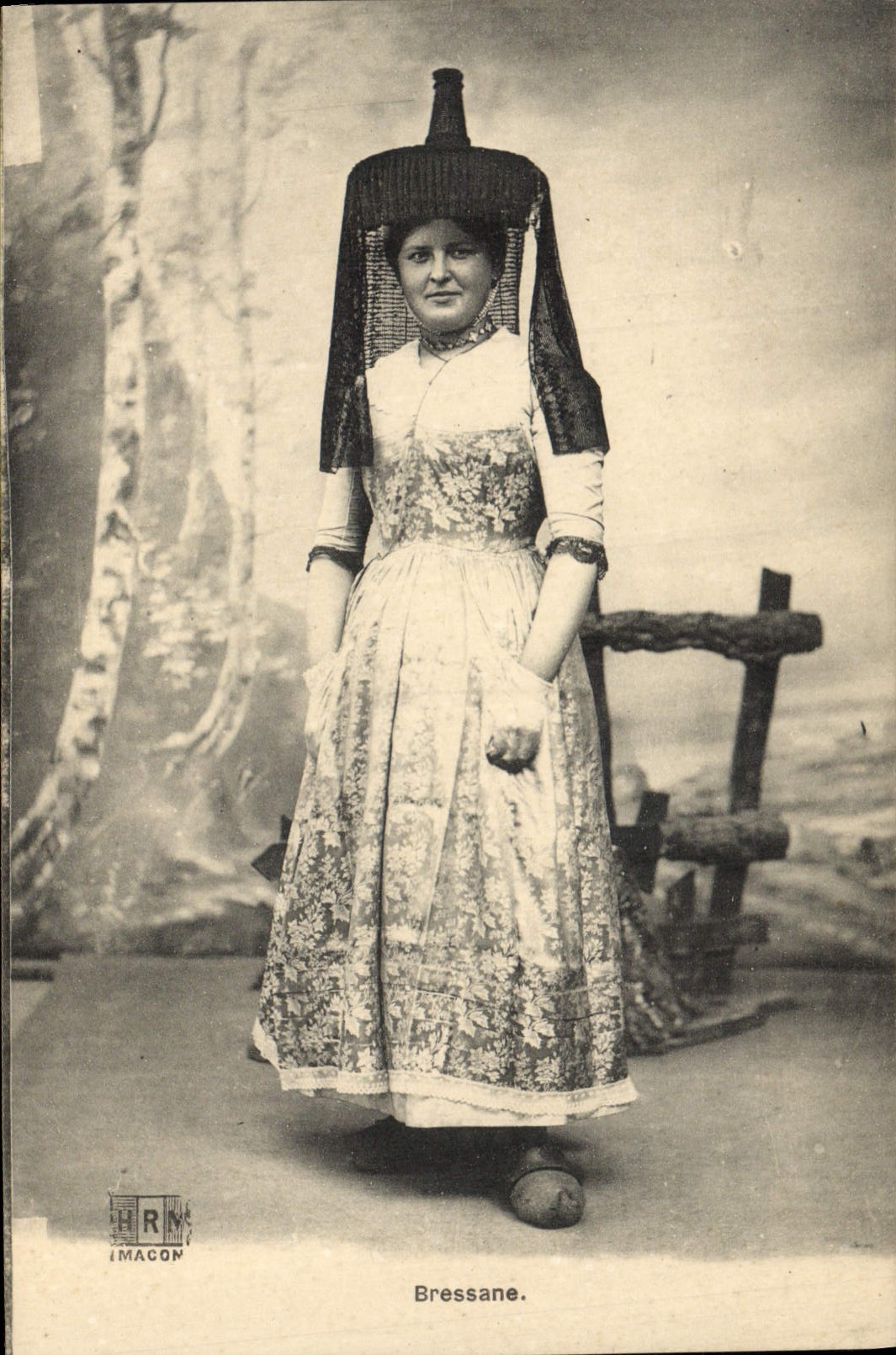 CPA Folklore Bressane 